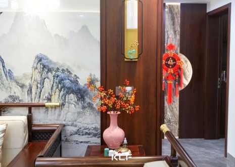 KLF全屋记丨136㎡新中式雅居，古调新弹，忘却纷扰，呼吸着的当代生活提案